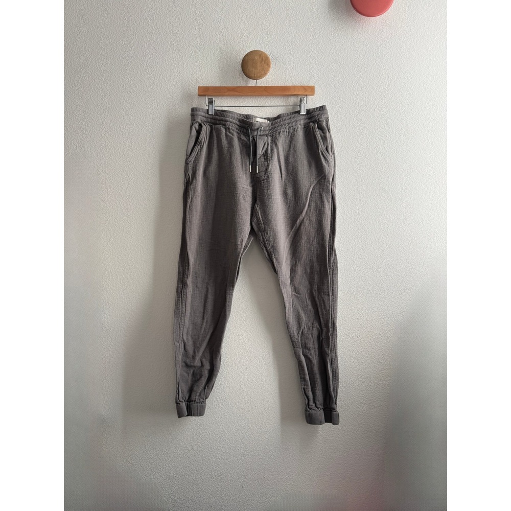 Taylor Stitch Grey Organic Cotton Jogger Pants Size Large